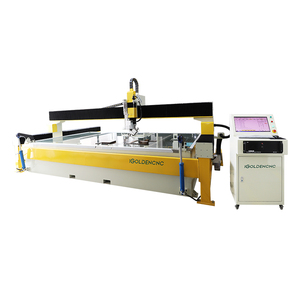 Factory Price New 5 Axis 4020 <b>Water</b> Jet Cutter for Granite Marble & Stone with <b>Pump</b> and Motor Core Components for Saw Cutting - Product Image 6
