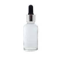 Bening Transparan Kaca Botol Minyak Esensial Set dengan Tutup Kosmetik Kaca Serum Botol untuk Dijual