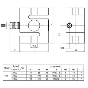 톨레도 TSC-100kg 500kg TSB-2T <span class=keywords><strong>S</strong></span>형 계량 센서, 믹싱 스테이션 호퍼 스케일 대체품, 맞춤 제작 가능 - Product Image 3