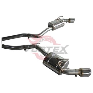 Système d'échappement complet en acier inoxydable Vortex Racing pour Jaguar XJ, pièces de modification pour amélioration des performances sonores - Product Image 5