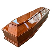 Ataúd de Madera Estilo Europeo Ecológico Personalizable, Suministro Directo de Fábrica China, Venta al Por Mayor