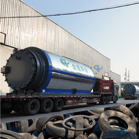 Machine de pyrolyse abordable pour le recyclage des pneus et des déchets plastiques en carburant, ligne de production de recyclage des pneus, machine à pyrolyse de pneus 10t