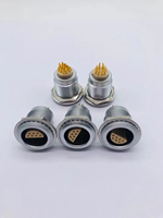 Conector Circular de Alta Calidad ECG FPG FGG Alternativo, Tipo Push-Pull, Hembra, 2p/4p, con Blindaje Metálico