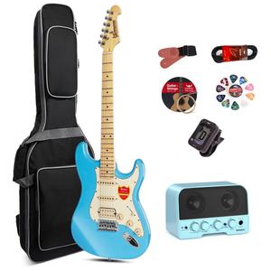 Kit <span class=keywords><strong>de</strong></span> <span class=keywords><strong>Guitarra</strong></span> Eléctrica D-120N ST DIY, 6 Cuerdas, Mástil <span class=keywords><strong>de</strong></span> Álamo Sólido, Puente Tremolo, Colores Personalizables, Incluye <span class=keywords><strong>Cable</strong></span> <span class=keywords><strong>de</strong></span> <span class=keywords><strong>Guitarra</strong></span> - Product Image 5