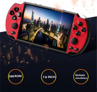 Console de jeu vidéo X12 Plus de poche de 7.0 pouces 10000 jeux Arcade Retro Playstation4 Game Player Plus
