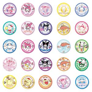 Etiquetas Redondas Personalizadas de PVC Impermeables para Año Nuevo con Impresión UV, 100 Unidades, para Publicidad - Product Image 1