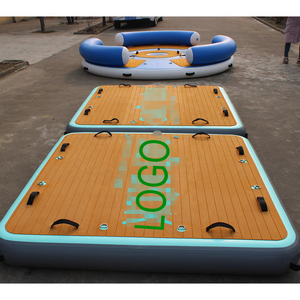 Plateforme flottante gonflable WAKE, ponton marin, capacité 500 kg, 5-10 passagers, garantie 3 ans, PVC + Drop Stitch <span class=keywords><strong>EVA</strong></span>, couleur personnalisée, eau - Product Image 1