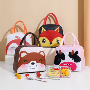Bolsa de Almuerzo Personalizada para Mujer, Linda Bolsa Térmica con Cierre Hermético y Diseño de Dibujos Animados, para Picnic - Product Image 1