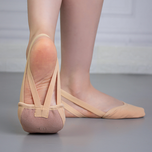 Zapatos de <span class=keywords><strong>Ballet</strong></span> Artísticos Personalizados al por Mayor, Cómodos y Suaves con Suela Media y Tacón Plano para Niñas, para <span class=keywords><strong>Escuelas</strong></span> e Institutos de <span class=keywords><strong>Ballet</strong></span> - Product Image 3
