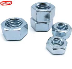 Visserie Boulon hexagonal et écrou DIN934 Tête métrique Port de Tianjin Acier au carbone gratuit Vente chaude Usine M22 8.8 4.8 Écrous zingués 2 tonnes - Product Image 1