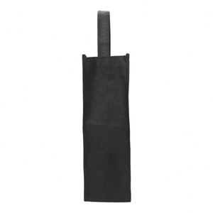 Pochette de voyage pour bouteille de vin avec logo personnalisé, réutilisable, non tissée, écologique, petite taille avec poignées, designs personnalisés, MOQ 500 pièces - Product Image 4