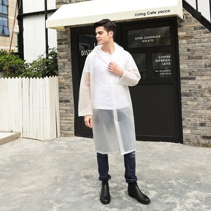 Impermeable Ligero y Reutilizable de EVA para Mujer y Niña, Ecológico, Unisex, para Exteriores, con Estampado de Logotipo - Product Image 5