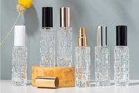 Flacon vaporisateur en verre haut de gamme de 10 ml pour échantillons de voyage portables de parfum de courge amère.
