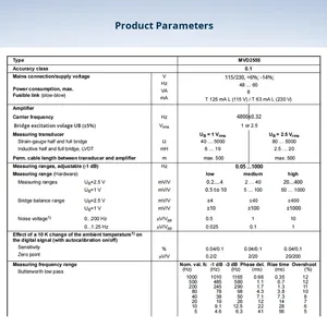Amplificateur de pesage et de mesure HBM allemand MVD2555 avec sortie analogique de précision 0,1 - Product Image 4