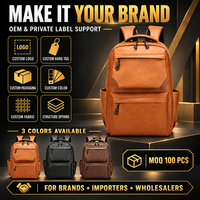 Sac à dos de sport décontracté grande capacité personnalisé avec compartiment pour ordinateur portable 14 pouces et sangle de chariot pour les voyages, les trajets quotidiens et le travail