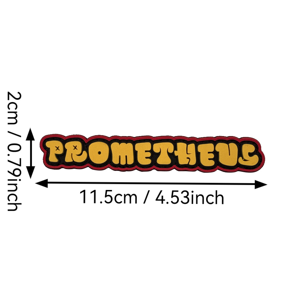 Prometheus (ตัวอักษรสีแดงพร้อมขอบสีแดง)