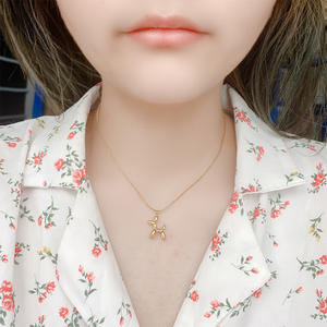 Collana con Ciondolo a Forma di Cane Palloncino Placcato Oro 18K PVD - Gioielli in Acciaio Inossidabile Giocosi per Adolescenti alla Moda e <span class=keywords><strong>Giovani</strong></span> <span class=keywords><strong>Amanti</strong></span> della Moda - Product Image 6