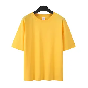 Nieuwe Ontwerp Custom Luxe Kwaliteit Katoen Shirts Losse Fit Little Drop Schouder Blanco T-shirt Oversized Tshirt Mannen