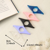 Support de page de livre en gros, marque-page en acrylique pour le pouce, accessoires de lecture, cadeaux pour lecteurs