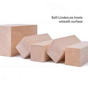 Blok Ukiran Kayu Basswood Pasokan Pabrik, Kit Blok Pahat Kayu, Bahan Kayu Kerajinan DIY untuk Pemula - Product Image 4