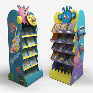 Custom retail school product floor pen holder pop stationery comic book cardboard display Stands