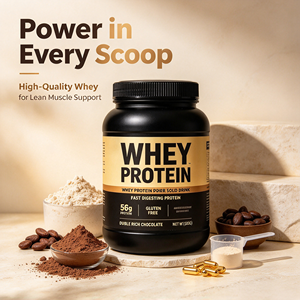Proteína de Suero de Leche de Marca Privada, Doble Sabor a Chocolate, de Rápida Digestión, Sin Gluten, OEM, 500g - Product Image 2