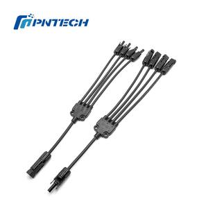 מחבר סולארי מסוג <span class=keywords><strong>Y</strong></span> עם אישור CE, 4 כניסות לכניסה אחת, נחושת מצופה בדיל, עמיד למים ואבק, למערכת סולארית - Product Image 4