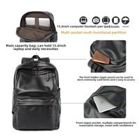 Sac à dos simple MOYYI pour hommes, tendance mode, décontracté, pour ordinateur portable, idéal pour les collégiens et les étudiants