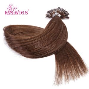 Les extensions de cheveux K.SWIGS Premium Double Drawn Virgin Hair U-tip & K-tip sont fabriquées avec des cheveux humains vierges bruts de qualité supérieure. - Product Image 4