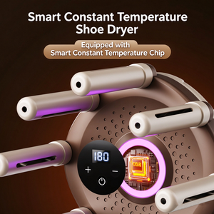 Secador de Zapatos Inteligente de 8 Brazos, Máquina Eléctrica de Secado de Zapatos con Aire Caliente y Temporizador para el Hogar - Product Image 3