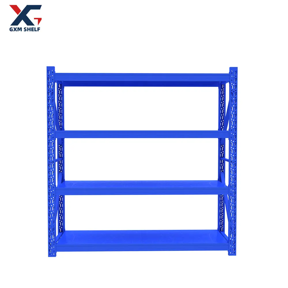 Scaffali di stoccaggio scaffalature per magazzini in acciaio metallico scaffali selettivi scaffali verniciati a polvere 4 strati 5 strati 7 strati rack per impieghi gravosi