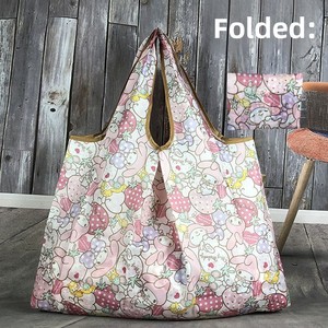 Borsa della spesa da supermercato con disegni animati, ecologica, pieghevole, portatile, grande capacità, in PLA, per regali, all'ingrosso - Product Image 4