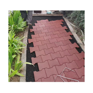 Loseta de Goma de Alta Densidad con Diseño de Hueso de Perro, Baldosa de Goma para Patio de Recreo - Product Image 5
