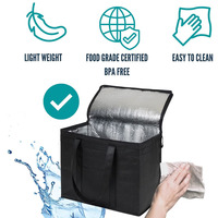 Sac isotherme réutilisable personnalisé pour livraison alimentaire, sac de plage violet réutilisable pour garder le poisson, la crème glacée, les aliments, la bouteille de vin au frais, sac isotherme