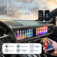 12.3 pouces 3K Double Android 13 écran pour Porsche Cayenne 2010-2017 lecteur d'autoradio multimédia stéréo Navigation DSP GPS Carplay