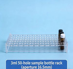 3ML transparante kubus reageerbuisstandaard voor flessenrek met 50 gaten - Product Image 2
