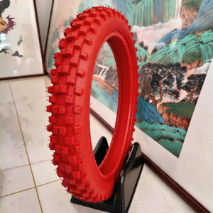 Neumático de Motocicleta Personalizado de Fábrica, Color 60/100-14 Y186A, Base de Goma Resistente, Neumático Enduro Resistente a la Abrasión para la Estepa Patagónica - Product Image 3
