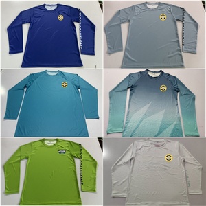 مخصص أوبف حماية من الشمس الرطوبة البوليستر التكبير دنة طويلة الأكمام قميص الصيد شبكة أوف قميص الصيد قميص الصيد - Product Image 6