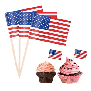 Palillos de Madera Desechables Personalizados de Alta Calidad con la Bandera de Israel, Ecológicos, para Decoración de Comida en Fiestas, de Zhejiang Mircoeco - Product Image 5