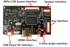 Monitor de placa de controlador de pantalla LCD de pantalla compatible con HD de 1024x600 de 7 pulgadas personalizado para Raspberry Pi B + 2 3 Banana/naranja - Product Image 6
