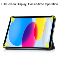 Étui de tablette sur mesure pour iPad 10e génération 2022 10.9 pour iPad 11 2025 A16, coque fine intelligente, vente en gros d'usine A3354