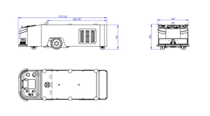 ONE-WAY Tunnel TRACTOR TYPE <strong>AGV</strong> with Automated Go Backwards - Product Image 4