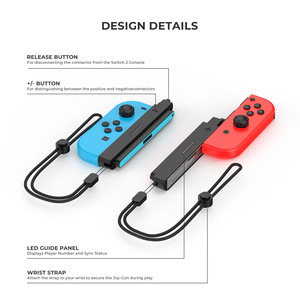 Adattatore Cablato Ricaricabile per <span class=keywords><strong>Joy</strong></span>-Cons (Gen 1) per Console Switch <span class=keywords><strong>con</strong></span> Impugnature Magnetiche Plug-and-Play - Product Image 4