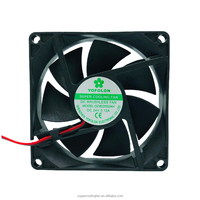 Yofolon DC8020B24H 12V/24V Axialer Bürstenloser DC-Kühlventilator 80x80x20mm 3200RPM Kugellager Hochgeschwindigkeit