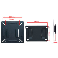 Support LCD 12-24 pouces Soporte tv Mount Support mural pour moniteur LED TV PC Écran plat