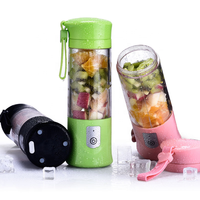 Draagbare blender-sapcentrifuge beker, USB oplaadbaar, smoothie maker, fruit- en groentegereedschap voor thuisgebruik in de keuken