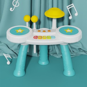 Huanger tambor juguete infantil educación temprana instrumento Musical electrónico <span class=keywords><strong>Jazz</strong></span> tambores <span class=keywords><strong>Piano</strong></span> multifuncional niños juguetes de tambor de plástico - Product Image 2
