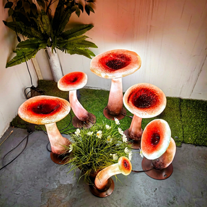 Whimsical Mini Trumpet Mushroom Decorative <b>Led</b> <b>Lights</b> For Outdoor Garden And Scenic Pathway - Product Image 1