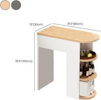 Table d'armoire d'entrée de bar de maison au design simple et moderne pour le salon et les meubles de cuisine