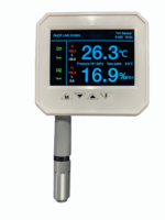 Sensor Suhu Kelembaban Tekanan Udara OEM/ODM Resolusi 0.2 Layar TFT IP55 untuk Pabrik Kimia, Farmasi, dan Makanan